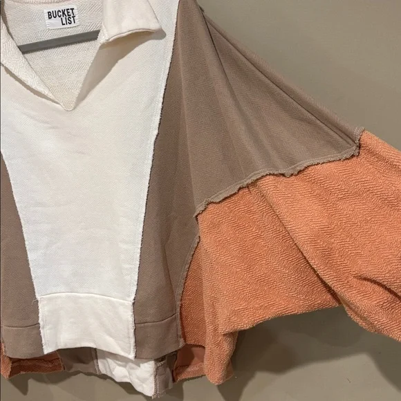 Bucketlist color block sweatshirt pullover - Picture 2 of 4